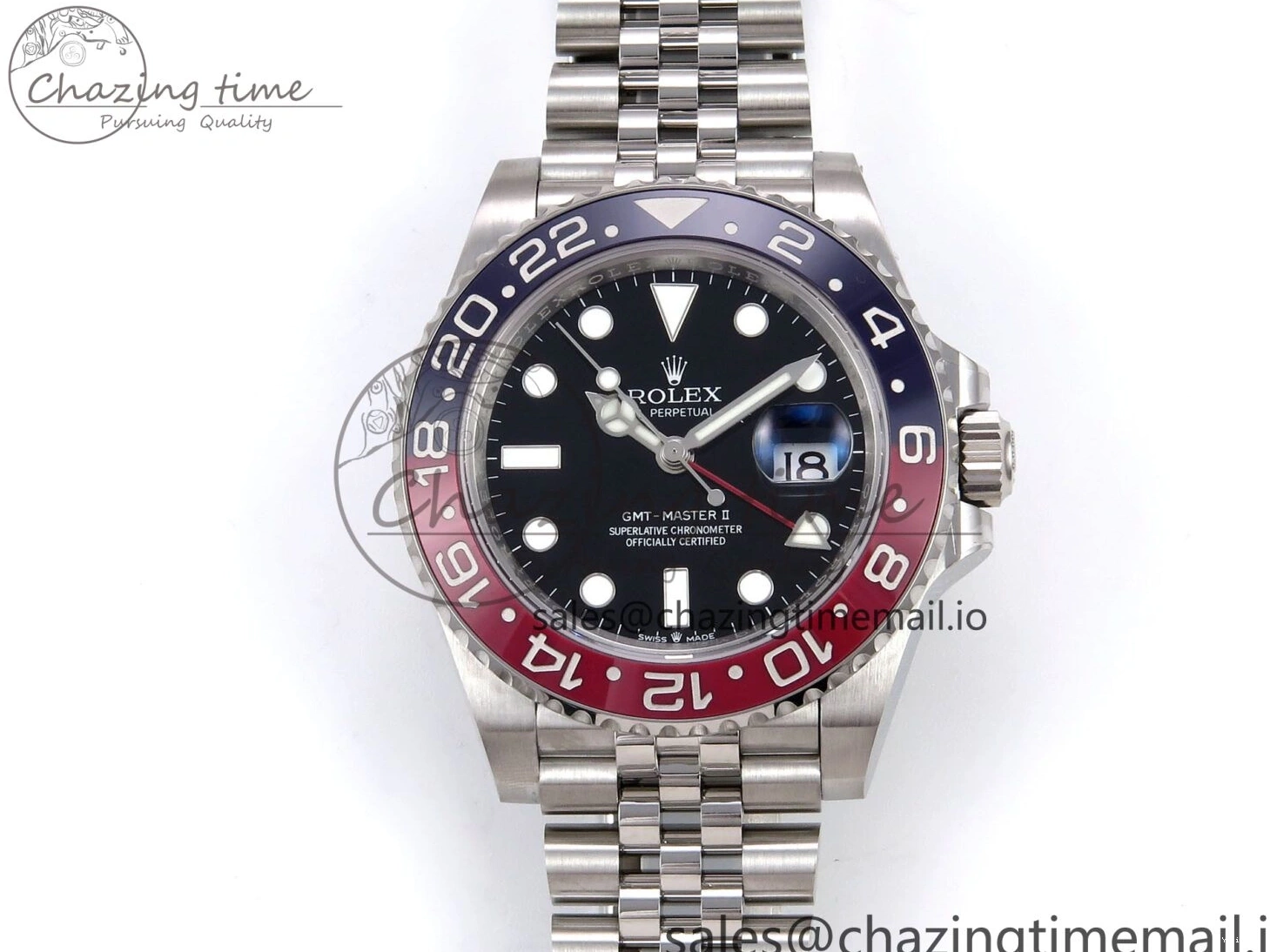 1:1 THBF Jubilee Best on 126710 Bracelet CHS 904L II GMT-Master Edition SH3285 BLRO 0419